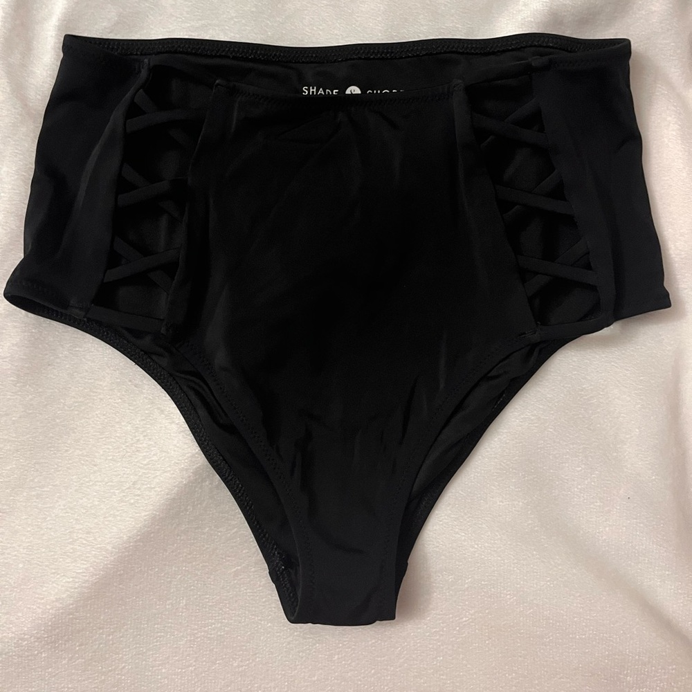Black swim suit bottoms